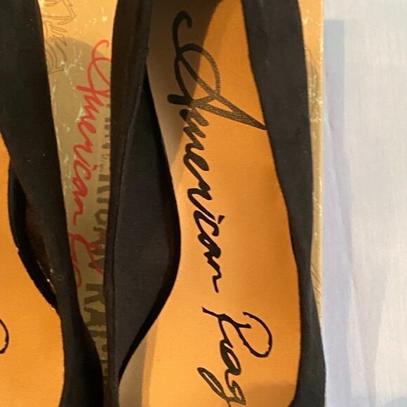 NWT American Rag CIE Black Felix Pump Like Velvet - Picture 6 of 9